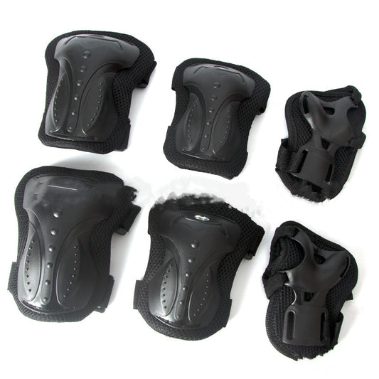 Adult Protective Gear Set Knee, Elbow and Wrist Protectors 3-in-1 for Roller Skating, Cycling, Bicycles, Rollerblades and Scooters