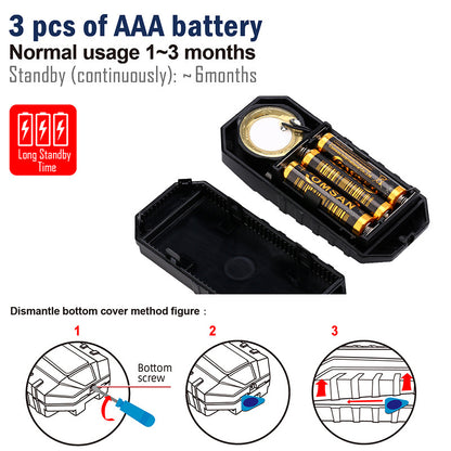 COASTA Bicycle, electric scooter car vibration alarm, wireless remote control anti-theft device displacement sensor SF22R