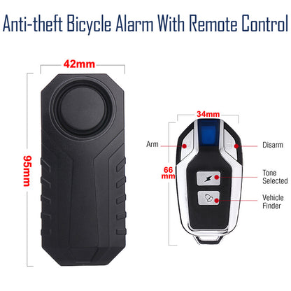 COASTA Bicycle, electric scooter car vibration alarm, wireless remote control anti-theft device displacement sensor SF22R