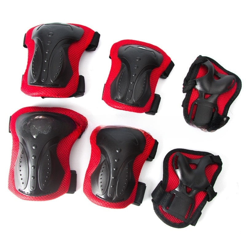 Adult Protective Gear Set Knee, Elbow and Wrist Protectors 3-in-1 for Roller Skating, Cycling, Bicycles, Rollerblades and Scooters