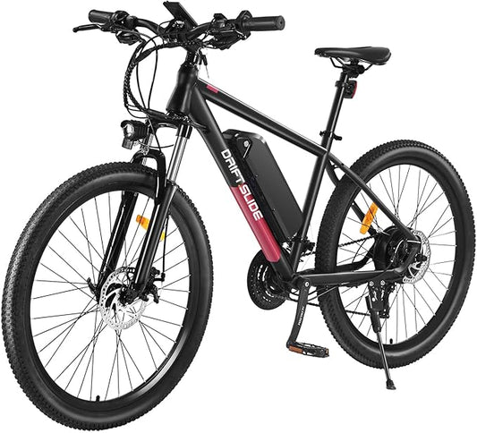 COASTA Electric Bike for Adults, 36V/48V 350W Motor with 13AH/10AH Battery Electric Bicycle 26” 20MPH Mountain Ebike