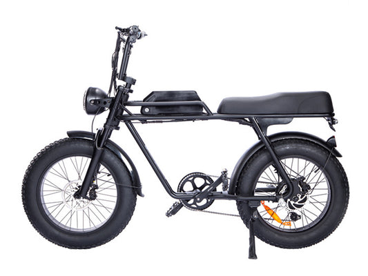 Vintage Super Electric City Bike T20-A Fat Tire 20 Inch 500W 750W Ebike Long Range E Bike