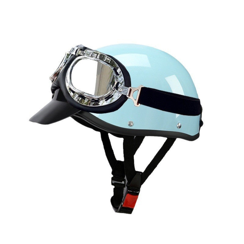 COASTA Vintage Harley helmet, 3C certification electric car motorcycle half helmet, four seasons riding helmet