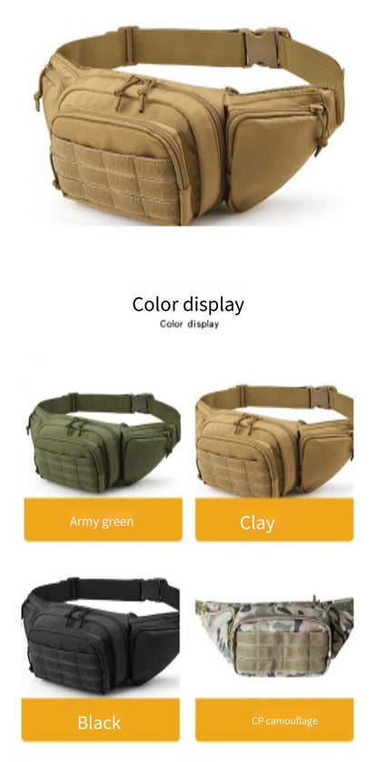 COASTA Outdoor Tactical Multifunctional Storage Bag, Portable Riding Bag, Military Fan Tactical Waist Pack Men's Sports Field Leisure Bag