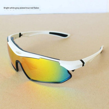 COASTA Outdoor Riding Glasses, Color Changing Polarized Windproof, Bicycle Riding Full Frame Nearsighted Sunglasses