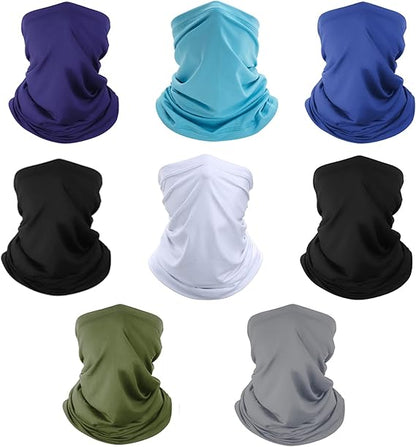 COASTA Neck Gaiter Bandana Face Mask: Sun Cooling Scarf Gator Cover Head for Men Women